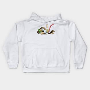 Great Wave of Cola Kids Hoodie